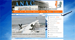 Desktop Screenshot of anac.ci