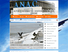 Tablet Screenshot of anac.ci