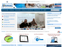 Tablet Screenshot of anac.cv